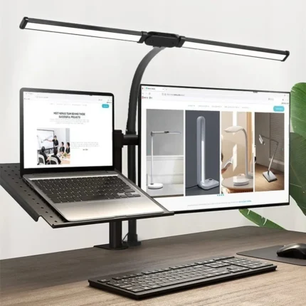 2-in-1 LED monitor desk lamp with eye protection