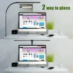 2-in-1 LED monitor desk lamp with eye protection