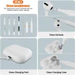 22-in-1 electronics cleaning kit with keyboard and earbud tools