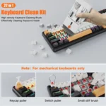 22-in-1 electronics cleaning kit with keyboard and earbud tools