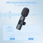 Dual wireless lavalier microphone system for smartphone recording