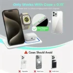 3-in-1 foldable wireless charger for iPhone, Apple Watch, AirPods