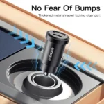 30W dual port USB-C USB-A fast car charger for phones.