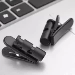 360° rotating earphone cable clip for clothing