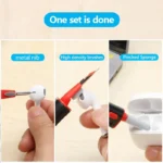 4-in-1 electronics cleaning pen kit for keyboards and earbuds