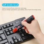 4-in-1 electronics cleaning pen kit for keyboards and earbuds