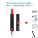 4-in-1 electronics cleaning pen kit for keyboards and earbuds