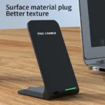 Foldable wireless fast charging stand for iPhone and Android