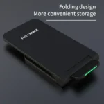 Foldable wireless fast charging stand for iPhone and Android