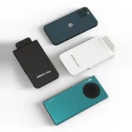 Foldable wireless fast charging stand for iPhone and Android
