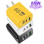 65W GaN multi-port USB-C fast wall charger