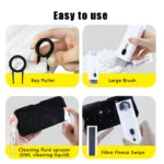 7-in-1 electronics cleaning kit for keyboards, earbuds, screens