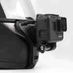 Action camera helmet chin mount kit with phone holder