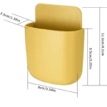 Adhesive wall mount holder for remote controls and smartphones
