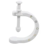 Adjustable C-shaped acupressure reflexology massager tool