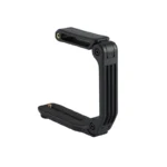 Adjustable camera cage rig with ergonomic handle and accessory mounts