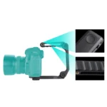 Adjustable camera cage rig with ergonomic handle and accessory mounts
