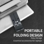 Adjustable portable laptop stand with cooling