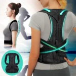 Adjustable posture corrector back brace with spinal support