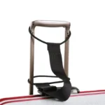 Black adjustable luggage strap for securing bags on suitcase handles