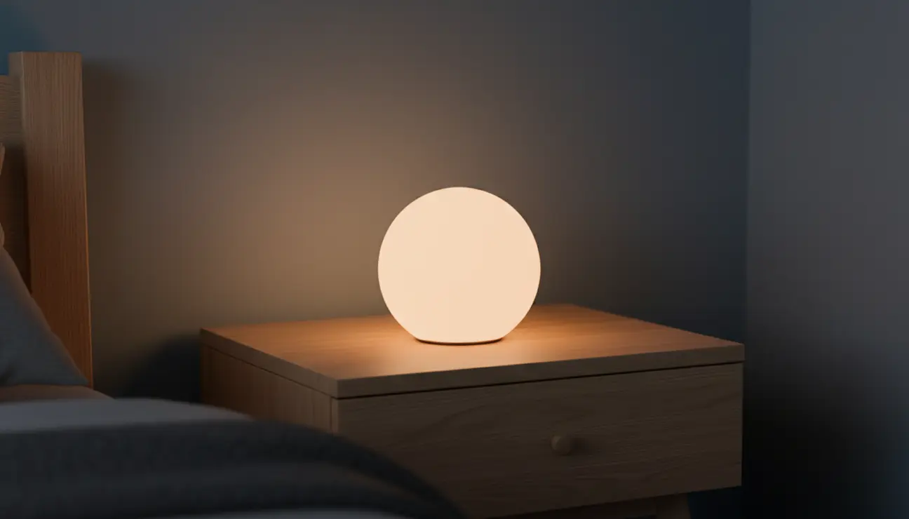 Zentic Aura Light providing warm aesthetic lighting.