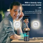 AI face tracking phone mount for vlogging and live streaming