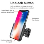Alloy motorcycle phone mount 360 degree rotation handlebar