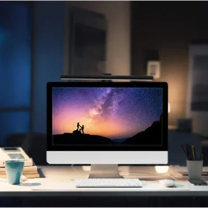 Anti-glare monitor light bar with touch control for desk