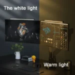 Anti-glare monitor light bar with touch control for desk
