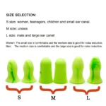 Antibacterial washable foam sleeping ear plugs