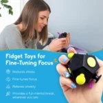 Multi-sensory fidget toy for anxiety relief and focus