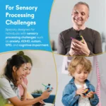 Multi-sensory fidget toy for anxiety relief and focus