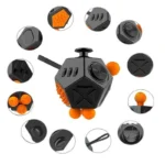 Multi-sensory fidget toy for anxiety relief and focus
