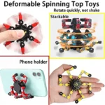 Transformable robot fidget toy for stress relief & play