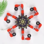 Transformable robot fidget toy for stress relief & play