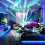 Spherical aurora galaxy star projector with remote control