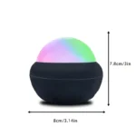Spherical aurora galaxy star projector with remote control