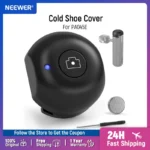 Compact Bluetooth camera shutter remote cold shoe mount