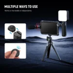 Compact Bluetooth camera shutter remote cold shoe mount