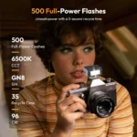 Ulanzi camera hot shoe flash LED video light