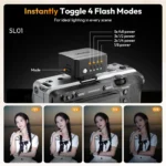 Ulanzi camera hot shoe flash LED video light