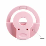 Portable clip-on selfie ring light for phone and laptop
