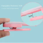 Portable clip-on selfie ring light for phone and laptop