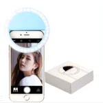 Portable clip-on selfie ring light for phone and laptop