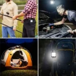 COB keychain work light with magnetic base and bottle opener