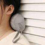 ergonomic travel neck support pillow heather grey