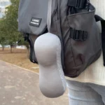 ergonomic travel neck support pillow heather grey