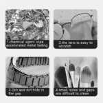 Ultrasonic cleaner for jewelry, eyeglasses, and makeup brushes