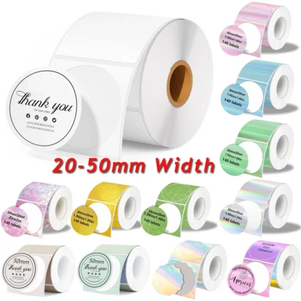 Custom label rolls for packaging and branding