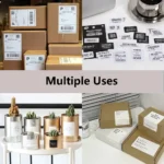 Custom label rolls for packaging and branding